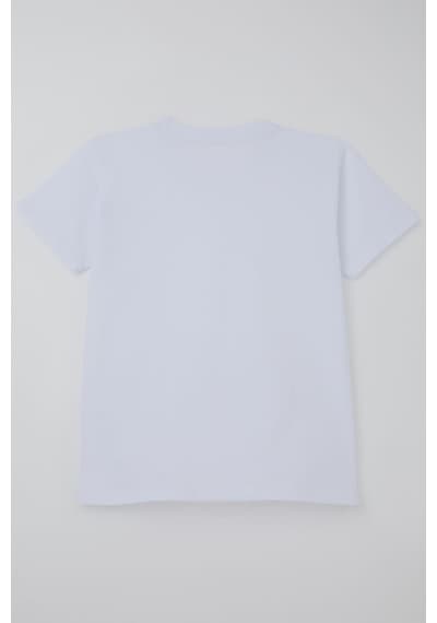 Breeze Erkek Çocuk Tişört Basic 9-14 Yaş, Beyaz