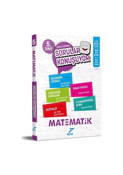 Pruva Akademi 2025 5. Sınıf Matematik Sorular Konuşuyor Güncel Müfredat