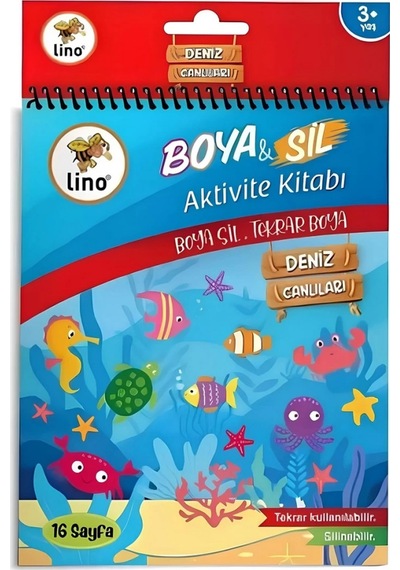 Boya Sil Aktivite Silinebilir Boyama Denizaltı