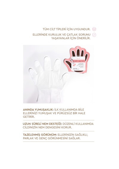 Mjcare Premium Hand Care Pack - Eldiven Tipi El Maskesi 10'lu