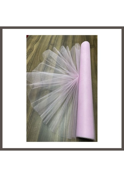 Bezos Bohça Süsleme Tülü, Nişan Bohça Süsü, Kapı Süsü Tülü, Doğum Günü Tülü 100x300cm, Pudra Tül Süsleme Nxrlvng Diğer