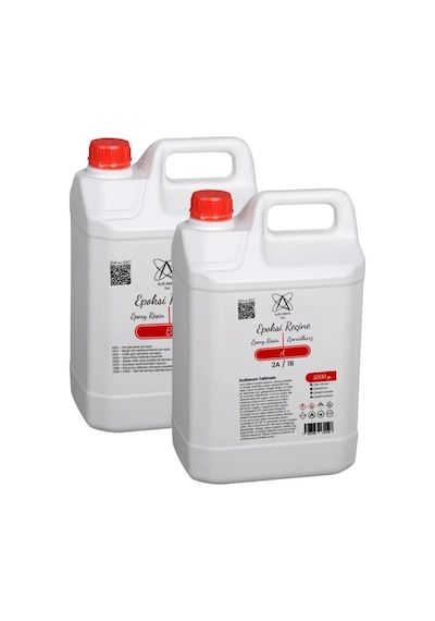 Epoksi Reçine Hobi, Takı Ve Dekoratif Şeffaf Döküm Uygulamaları İçin 7,5 Kg