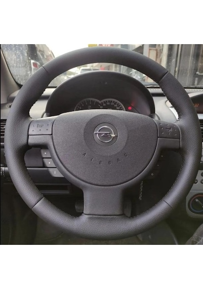 Opel Corsa C Kasa 2000-2006 Araca Özel Direksiyon Deri Kılıfı Dü