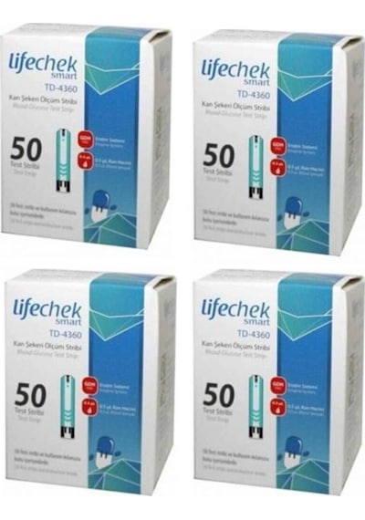 Lifechek Smart TD-4360 Ölçüm Çubuğu 4 x 50 Strip