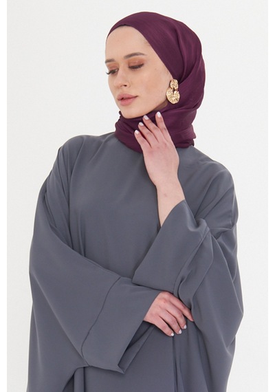 Hürrem Bone Şarabi Düz Klasik Şal Turlu Polyester Lüx Janjan 202126 08 Şarabi