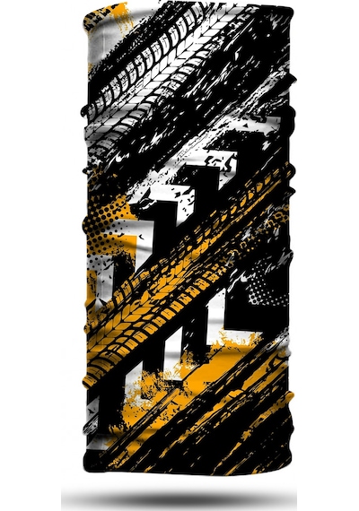 Dair Lastik İzi Desenli Motosiklet Bandana Boyunluk Outdoor Balaklava