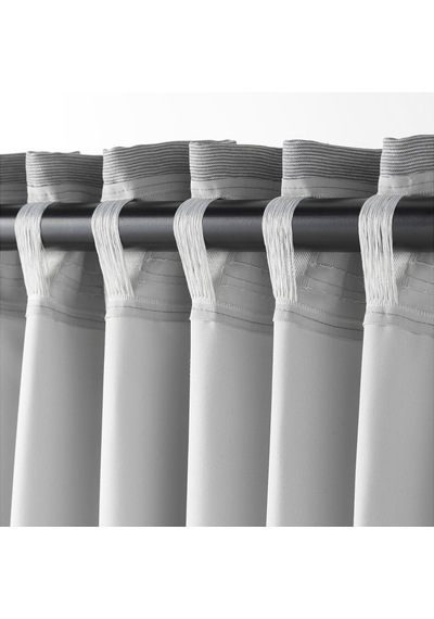 Karartma Perde/2 Kanat, Gri, 145x300 Cm Gri