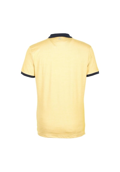 Erkek Sarı Slim Fit Polo Yaka %100 Pamuk T-shirt Jeans 1136-sarı Sarı