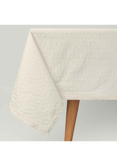 Linens Motion 150x300 Cm Masa Örtüsü Ekru