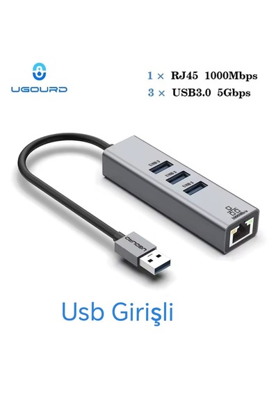 Ugourd 1000-mbps Rj45 Ethernet Dönüştürücü Adaptör Usb Giriş+3 Adet 3.0 Usb Girişi Ce Lisanslı Sağlam Gigabit 1000mbps Rj45 Ethernet Dönüştürücü Adaptör Ugourd 1000-mbps Rj45 Ethernet Dönüştürücü Adaptör Usb Giriş+3 Adet 3.0 Usb Girişi Ce Lisanslı Sağlam Gigabit 1000mbps Rj45 Ethernet Dönüştürücü Adaptör