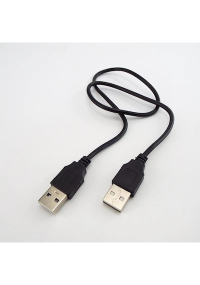 Notebook Soğutucu Kablosu 50 Cm Erkek Erkek Usb Kablo İki Ucu Erkek Usb Kablo