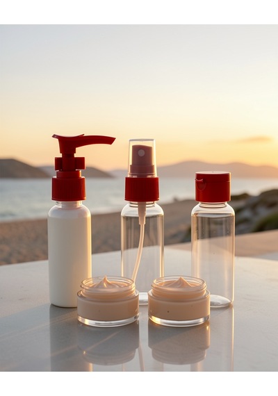 30 Ml 5 Li Seyahat Banyo Şişe Seti Sızdırmaz Kapak Uczzz5liseyahatşişesibordo-2 Diğer