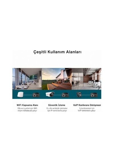 Tp Link Omada Tl Poe150s V6.20 Poe Enjektör Gigabit Hız, Ieee 802.3af luk