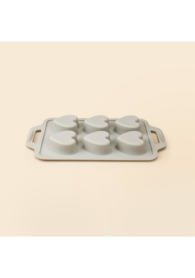 Maple Silikon Muffin Kabı - Gri - 34x20 Cm Çok Renkli