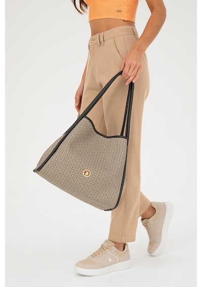 U.S. Polo Assn. Kadın Vizon Omuz Çantası 50293713-VR052