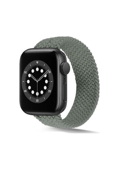 Apple Watch Uyumlu Ultra 49mm Kordon Krd-38 Medium Strap Kayış - Siyah