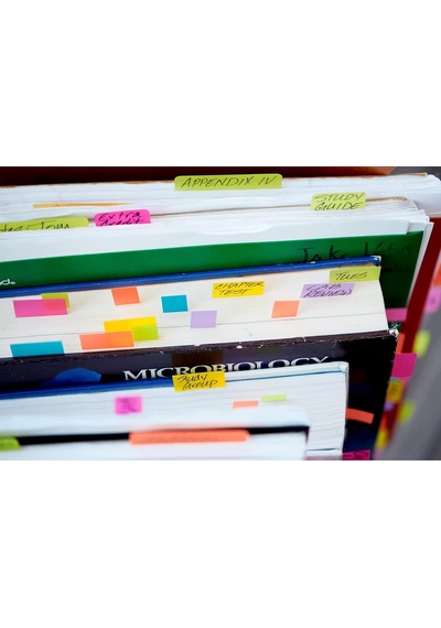 Page İ Aretleri, Be Assorted Ultra Colors, 5 Pads Of 100 Strips/paket