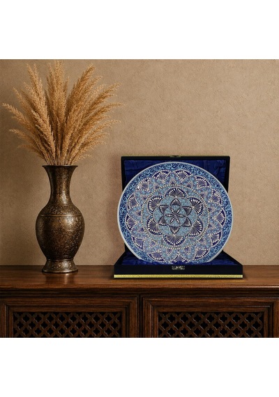 E38 El İşçiliği Çini Tabak 30 Cm - 6657