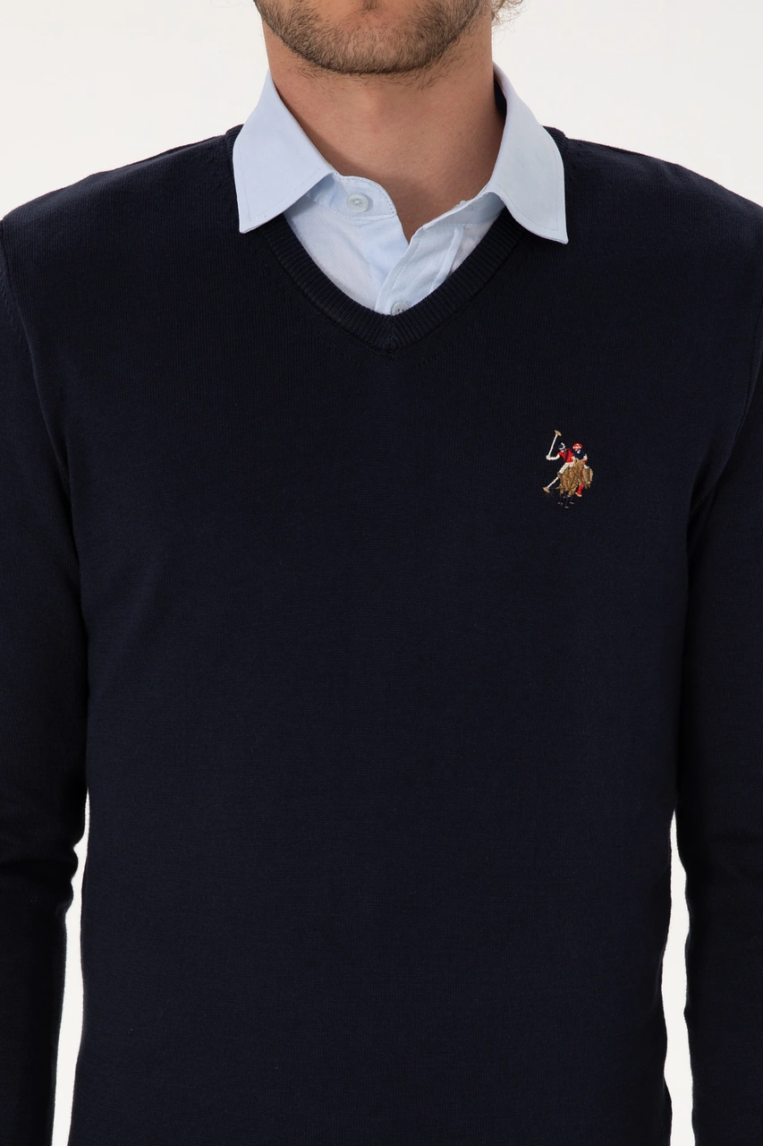 U.S. Polo Assn. Erkek Lacivert Basic Kazak 50307778-VR033