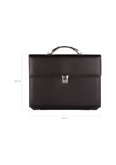Organizer Ajanda Tarihsiz Düz 28x34.5 CM - Siyah