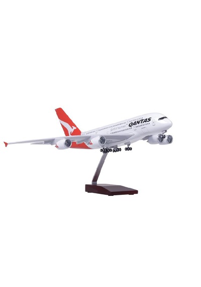 Hediyelik-maket Uçaklar-qantas-ölçek : 1:162 45 Cm-ja380q