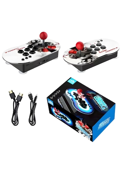 İdragon M9 Arcade Oyun Konsolu Hdmı Çıkış 64gb Hafıza 2 Oyunculu Joystick Seti