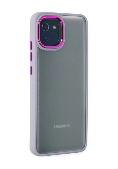 Newface Samsung Galaxy A03 Kılıf Dora Kapak - Lila