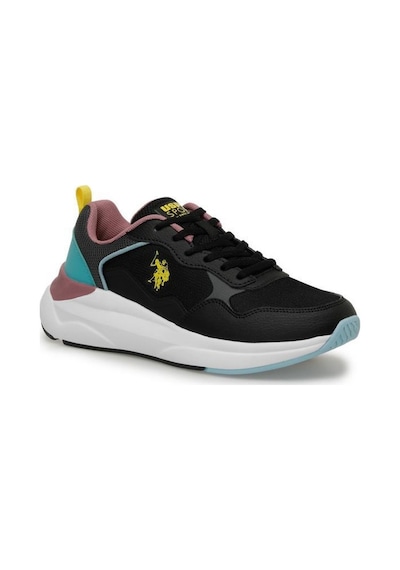 U.s. Polo Assn. Melında 4fx 101501981 Kadın Spor Ayakkabı Siyah Sarı Mavi 36-40 001