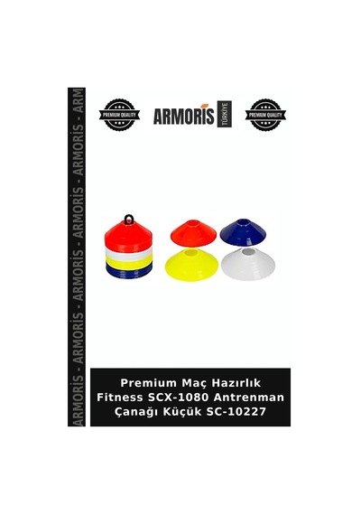 Premium Maç Hazırlık Fitness Scx-1080 Antrenman Çanağı Küçük Sc-10227 Çok Renkli