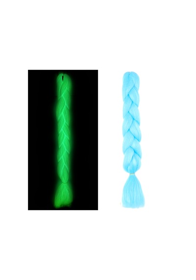 Fosforlu Neon Örgülük Saç Esperer 100 Gr. - Açık Mavi
