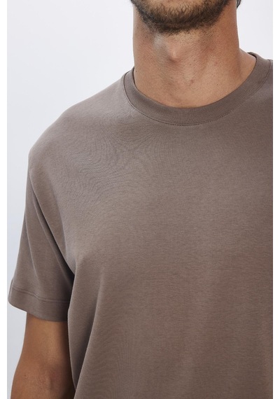 Tudors Unisex Relax Fit Rahat Kesim Pamuk Yumuşak Dokulu Basic Kahverengi Bisiklet Yaka Tişört-31719-kahverengi Kahverengi Tudors Unisex Relax Fit Rahat Kesim Pamuk Yumuşak Dokulu Basic Kahverengi Bisiklet Yaka Tişört-31719-kahverengi Kahverengi
