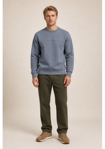Redline Clavin Erkek Regular Fit Yeni Sezon Pamuklu Sweatshirt Antrasit