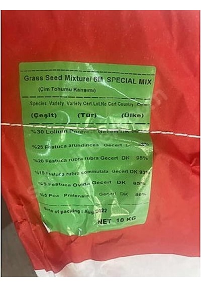 Çim Tohumu İthal 6'li Karışım Eco Planet Seed 6-m Mix İmar Ve Tamir Çimi 5 Kg Şeffaf Pakette 0,250