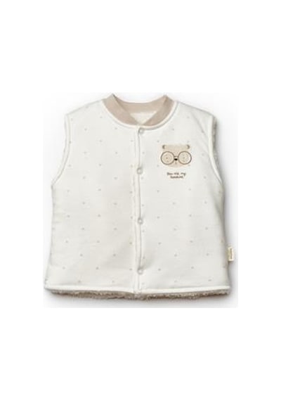 BabyCosy Organic Wear Bebek Yelek %100 Organic Pamuk Yenidoğan Serisi-csy8117