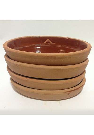 4 Adet Kahvaltı Seti 12x18cm Güveç Fırın Kabı Yüksek Isı Ve Ateşe Dayanıklı Toprak Güveç Kabı Diğer