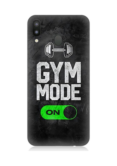 Samsung Galaxy M20 Uyumlu Gym Mode Desenli Silikon Kılıf