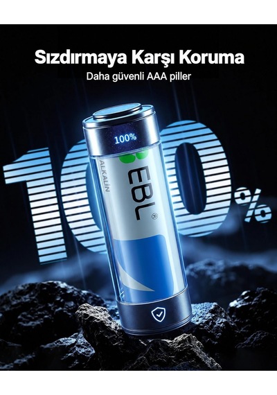 Ebl Aaa Pil 24 Lü Paket, 1,5v Alkalin İnce Kalem Pil