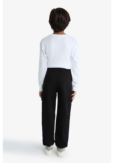 Defacto Jogger Fit Gabardin Siyah Erkek Çocuk Pantolon F1970a8/bk81 Siyah