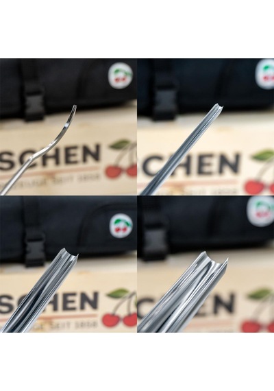 Kirschen 3188000 Profesyonel Ahşap Oyma Seti Deri Çantalı 12 Parça