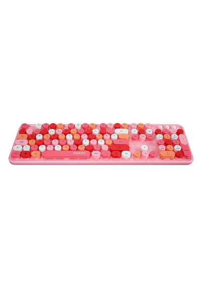 Everest Round KM-6282 Kablosuz Q Multimedia Klavye Mouse Set