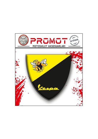 Vespa Damla Logo Sticker 23 Diğer
