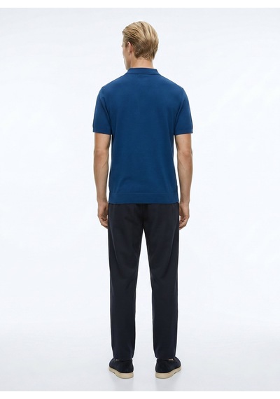 Dockers Mavi Erkek Regular Fit %100 Pamuk Polo T-shirt D261002