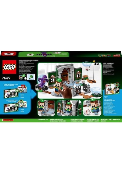 LEGO® Super Mario 71399 Luigi's Mansion Entryway 504 Parça