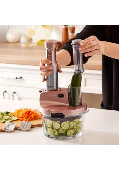Karaca Mastermaid Prosteel 2500w 6 Bıçaklı Uzun Blender Ayaklı Cam Mutfak Robotu, Rosegold Sku: Smg8690010166487 Açık Gri