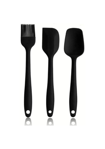 Yanmaz Yapışmaz Silikon 6'li Pasta, Yumurta Fırçası, Kaşık Bıçak, Spatula Mutfak Seti Diğer