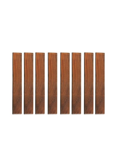 Bare-wf2012 Ez Döngü Uçları Yan Kesim Parça Kenetlenmiş Zemin Sert Tik Ağacı, 8 Pim, Kahverengi, 7 Ft