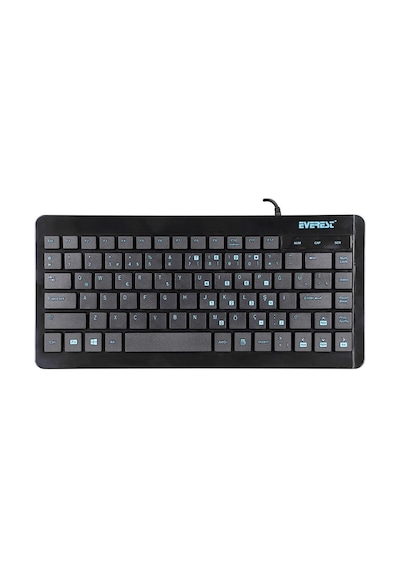 Everest Kb-410 Siyah Usb Q Mini Kablolu Klavye