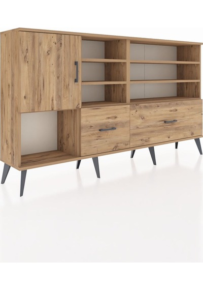 Arges Konsol 8 Raflı 2 Çekmeceli Tek Kapaklı 176x30x99 Çam-çam Atlas Çam - Atlas Çam Arges Konsol 8 Raflı 2 Çekmeceli Tek Kapaklı 176x30x99 Çam-çam Atlas Çam - Atlas Çam