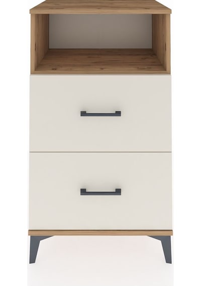 Hyperion Komodin Tek Raflı 2 Çekmeceli 60x44x106 Çam-aytaşı Atlas Çam