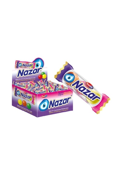 Nazar 3'lü Böğürtlen Aromalı Sakız 100 Adet